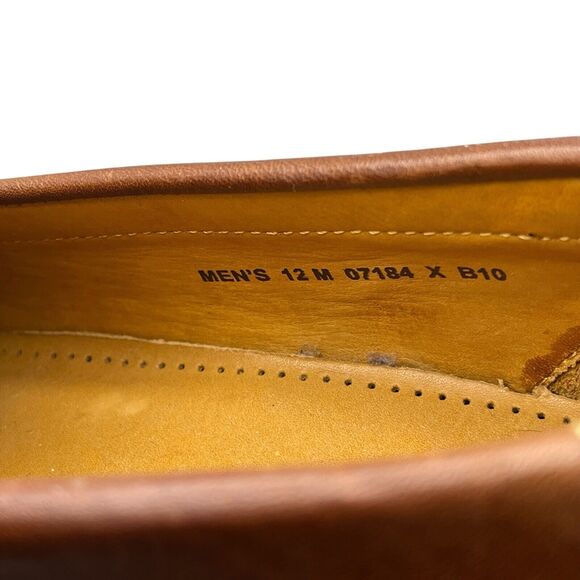 Cole Haan Loafers Mens Size 12 M Brown Leather Slip On Casual Shoes Square Toe main image 8